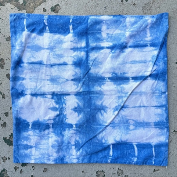 Shibori Tie Dyed Throw Pillow Cover - Picture 5 of 7